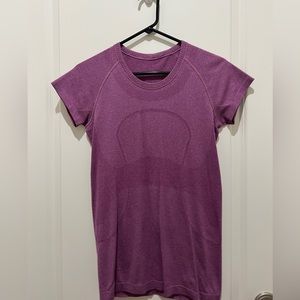 Lululemon Swiftly Tech Short Sleeve Shirt Size 8 Pink/purple color